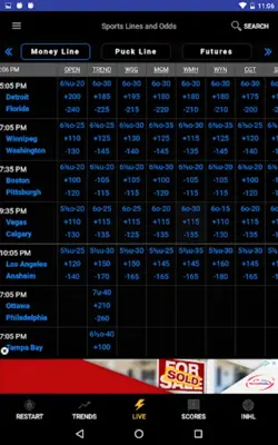 Sports Lines and Odds android App screenshot 9