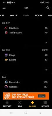 Sports Lines and Odds android App screenshot 13