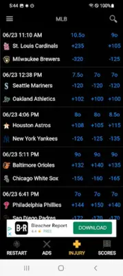 Sports Lines and Odds android App screenshot 14