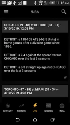 Sports Lines and Odds android App screenshot 16