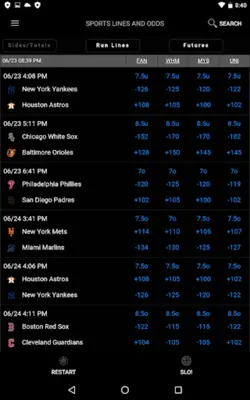 Sports Lines and Odds android App screenshot 6